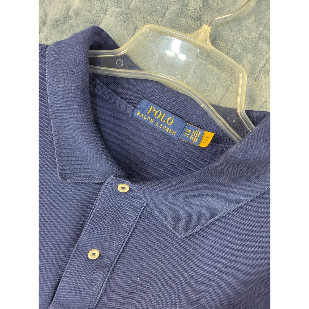 Polo Ralph Lauren Navy Blue Polo Bear Long Sleeve Shirt 2XB Big & Tall RL23